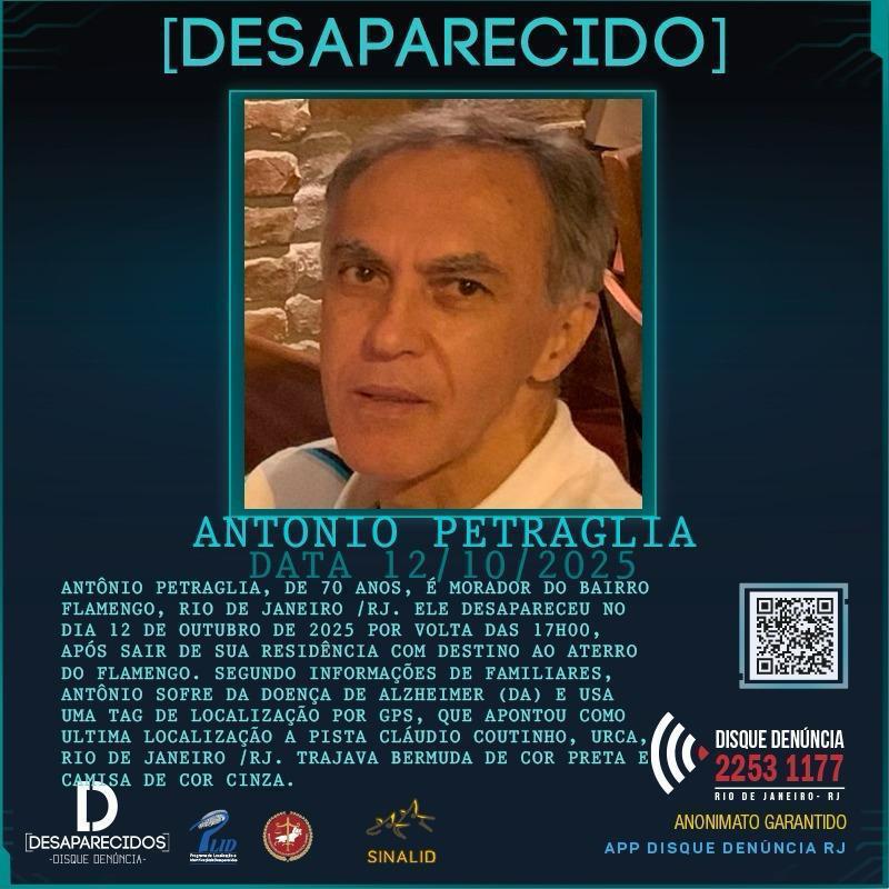  Onde está Antônio Petraglia?  